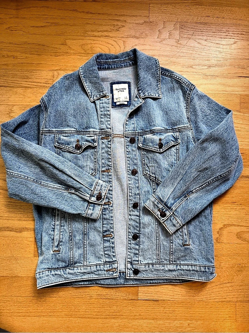 Abercrombie & Fitch Jean Jacket Small—oversized
